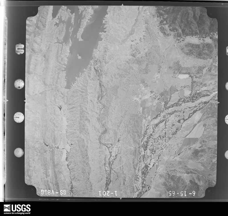 U.S. Geological Survey aerial photograph, 1965-06-22, scale 1:36000
