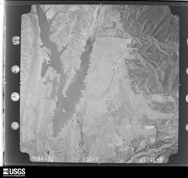 U.S. Geological Survey aerial photograph, 1965-06-22, scale 1:36000