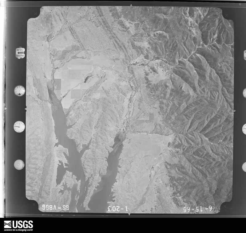 U.S. Geological Survey aerial photograph, 1965-06-22, scale 1:36000