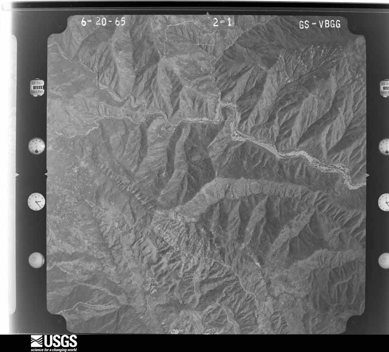 U.S. Geological Survey aerial photograph, 1965-06-22, scale 1:36000