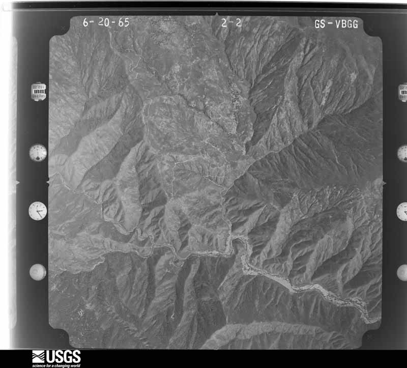 U.S. Geological Survey aerial photograph, 1965-06-22, scale 1:36000