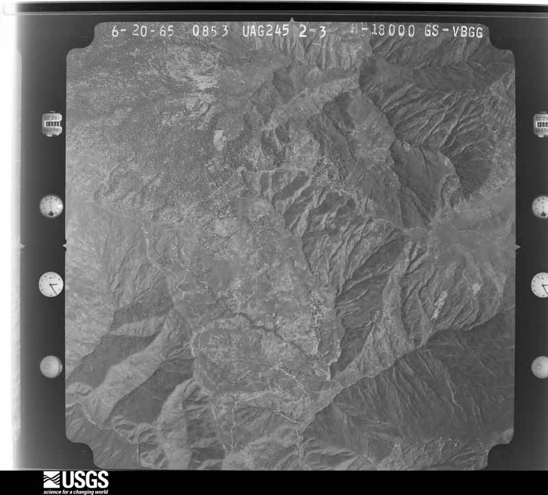 U.S. Geological Survey aerial photograph, 1965-06-22, scale 1:36000