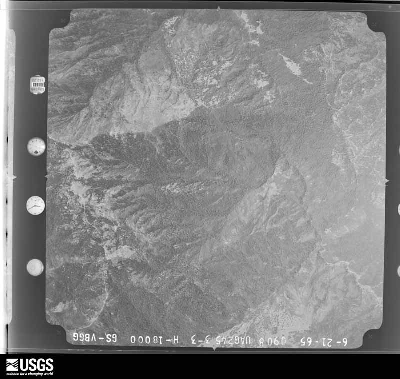 U.S. Geological Survey aerial photograph, 1965-06-22, scale 1:36000