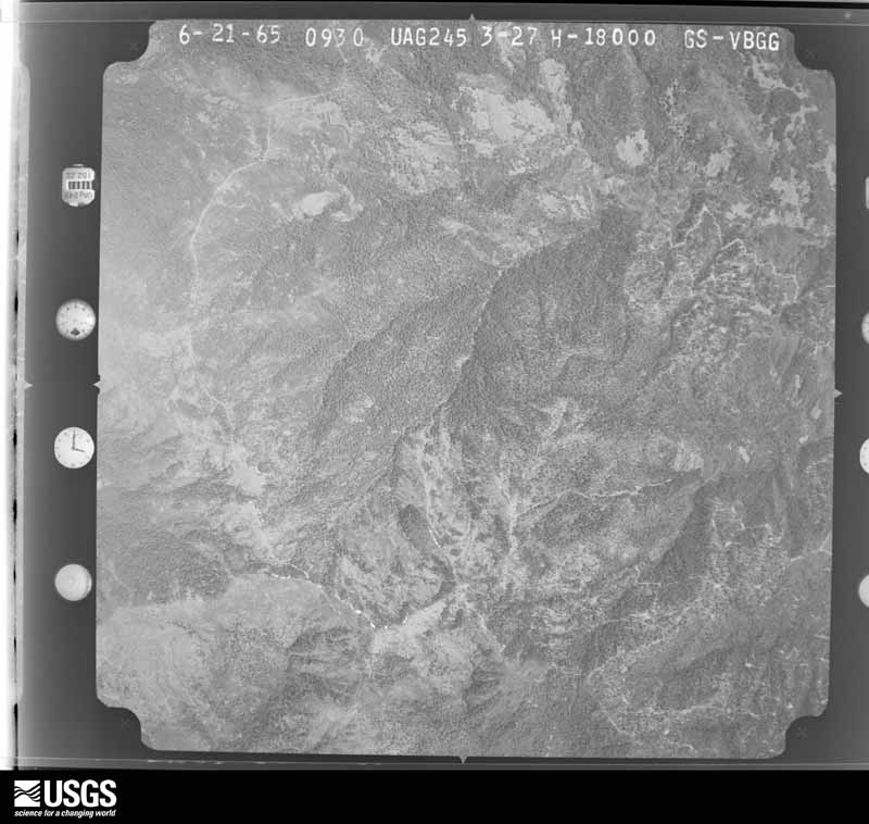 U.S. Geological Survey aerial photograph, 1965-06-22, scale 1:36000