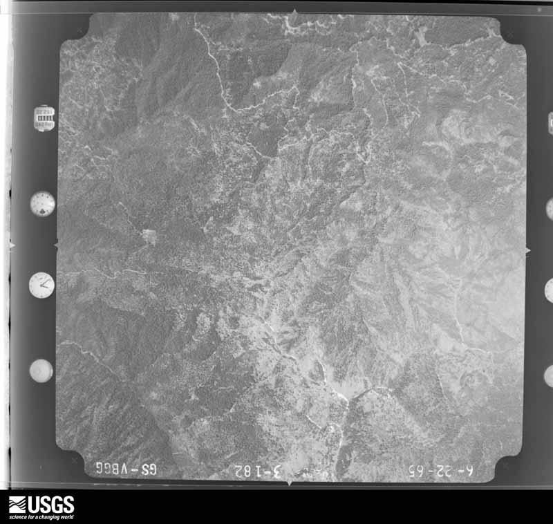 U.S. Geological Survey aerial photograph, 1965-06-22, scale 1:36000