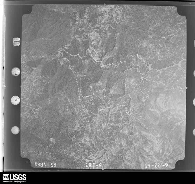 U.S. Geological Survey aerial photograph, 1965-06-22, scale 1:36000