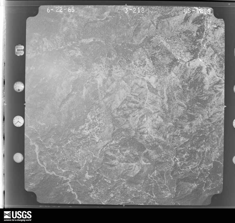 U.S. Geological Survey aerial photograph, 1965-06-22, scale 1:36000