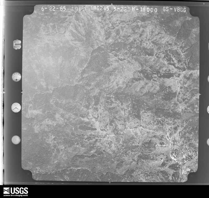 U.S. Geological Survey aerial photograph, 1965-06-22, scale 1:36000