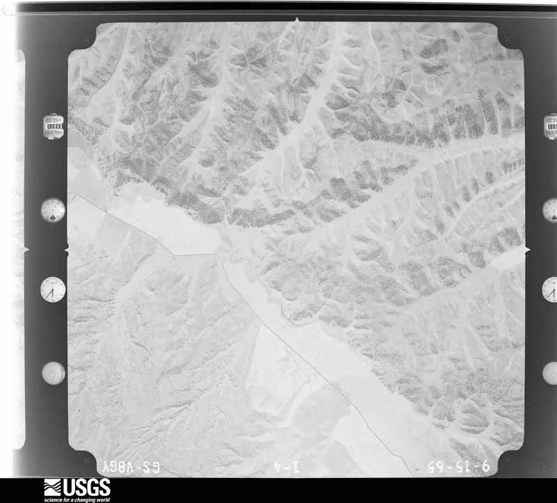 U.S. Geological Survey aerial photograph, 1965-09-19, scale 1:32000