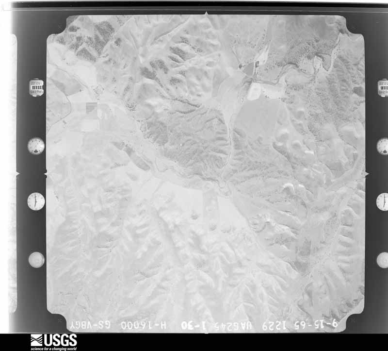 U.S. Geological Survey aerial photograph, 1965-09-19, scale 1:32000