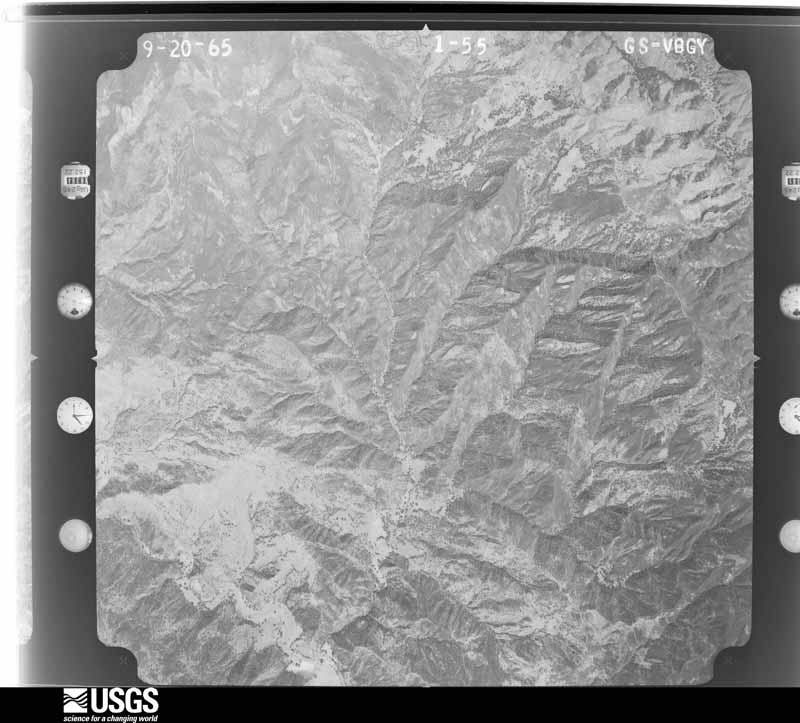 U.S. Geological Survey aerial photograph, 1965-09-19, scale 1:32000