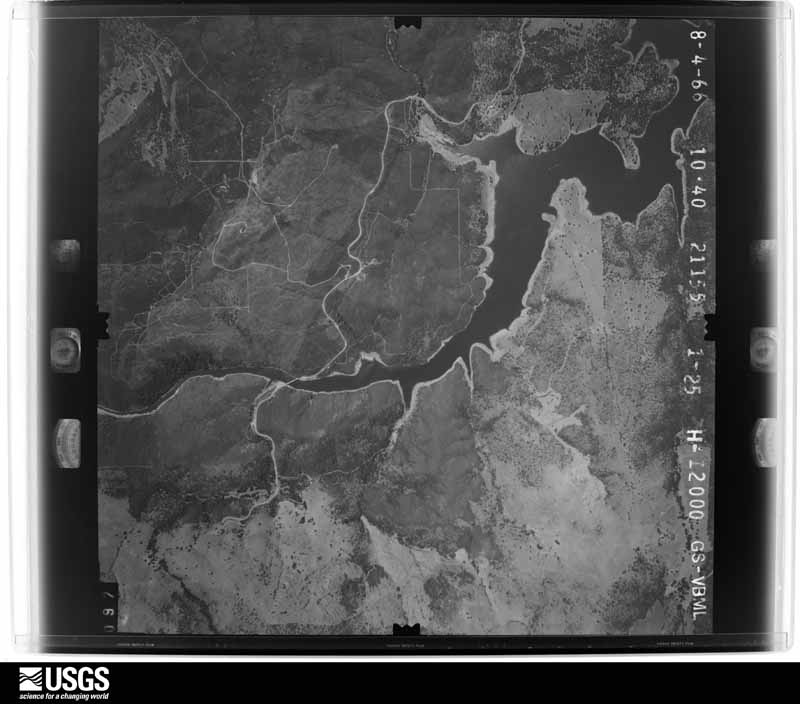 U.S. Geological Survey aerial photograph, 1966-08-05, scale 1:24000