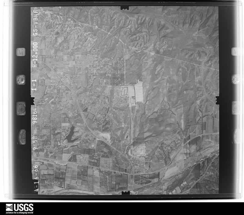 U.S. Geological Survey aerial photograph, 1966-04-16, scale 1:24000
