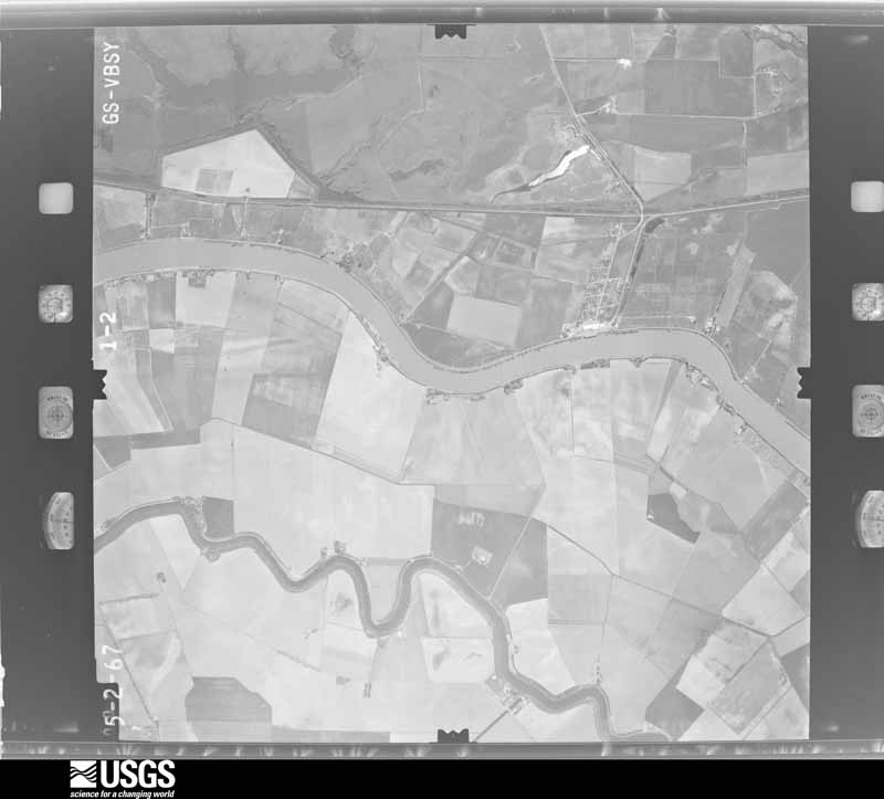 U.S. Geological Survey aerial photograph, 1967-05-07, scale 1:24000