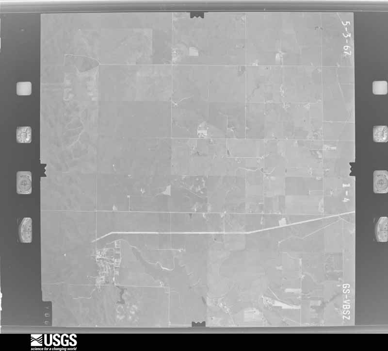 U.S. Geological Survey aerial photograph, 1967-05-03, scale 1:30000