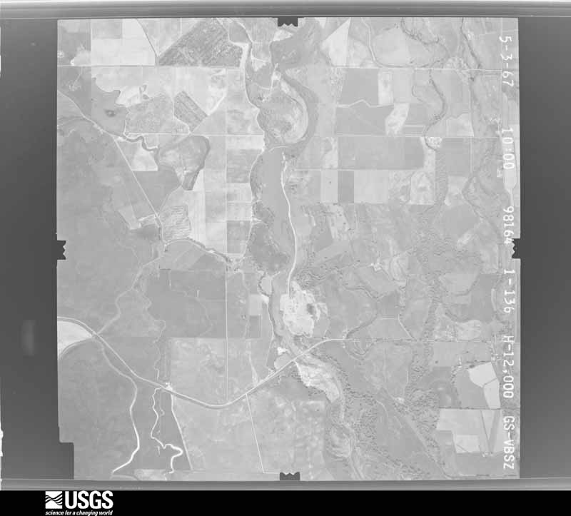 U.S. Geological Survey aerial photograph, 1967-05-03, scale 1:24000