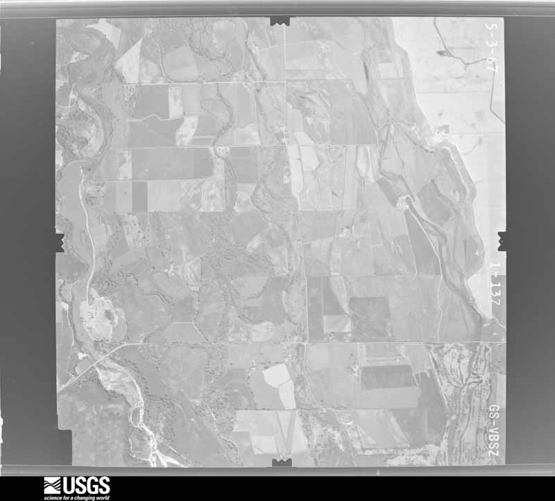 U.S. Geological Survey aerial photograph, 1967-05-03, scale 1:24000