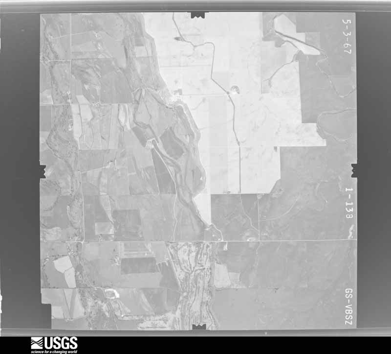 U.S. Geological Survey aerial photograph, 1967-05-03, scale 1:24000