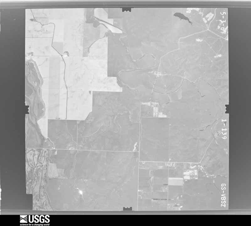 U.S. Geological Survey aerial photograph, 1967-05-03, scale 1:24000