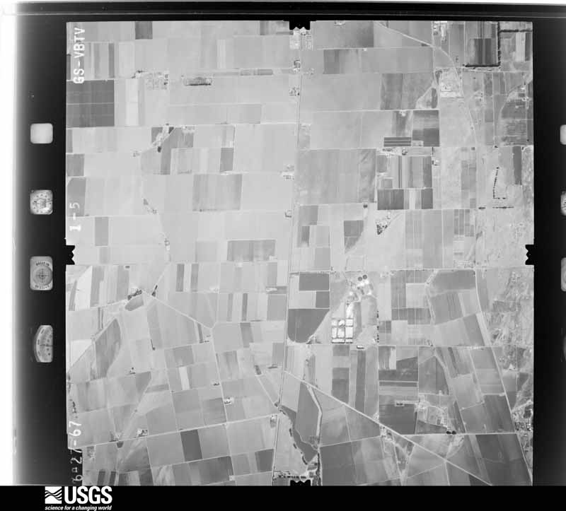 U.S. Geological Survey aerial photograph, 1967-06-27, scale 1:24000