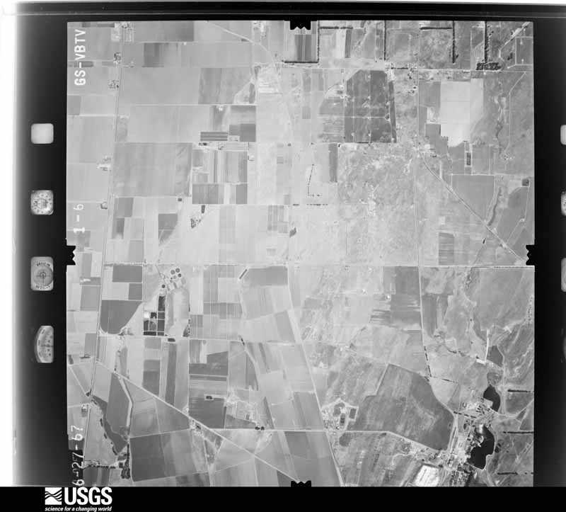 U.S. Geological Survey aerial photograph, 1967-06-27, scale 1:24000