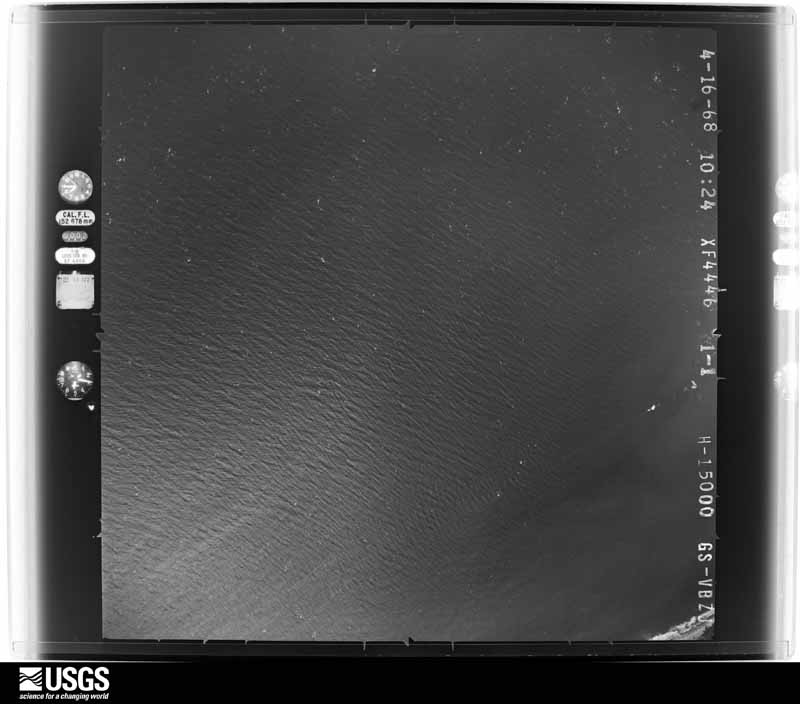 U.S. Geological Survey aerial photograph, 1968-04-16, scale 1:30000