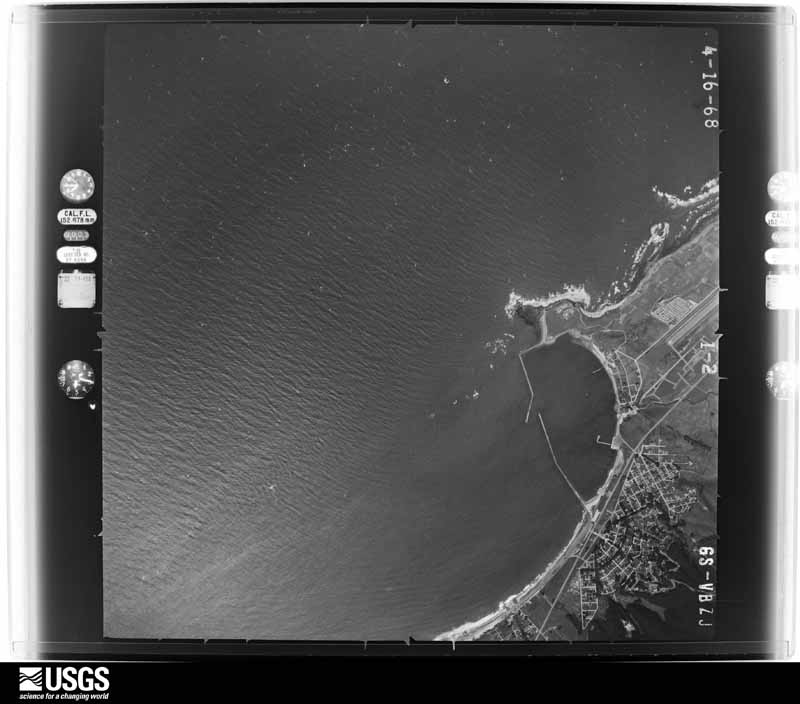 U.S. Geological Survey aerial photograph, 1968-04-16, scale 1:30000