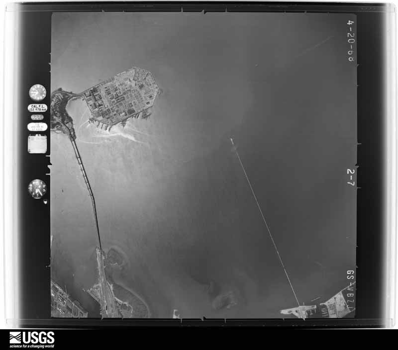 U.S. Geological Survey aerial photograph, 1968-04-20, scale 1:30000