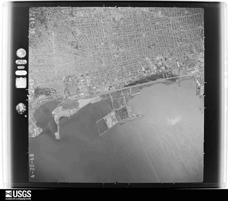 U.S. Geological Survey aerial photograph, 1968-04-20, scale 1:30000