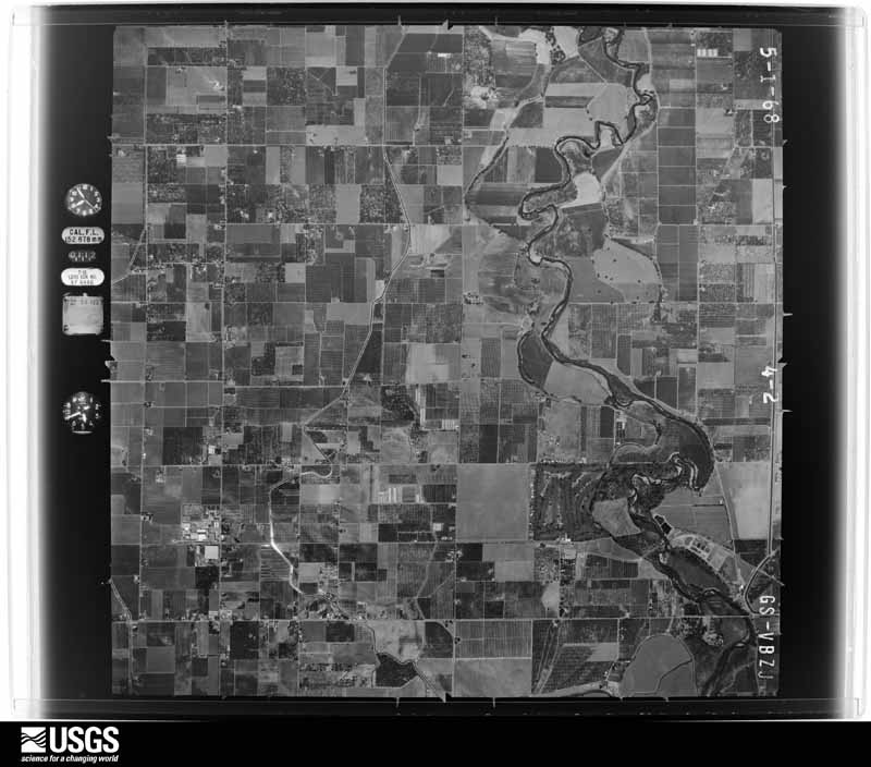 U.S. Geological Survey aerial photograph, 1968-05-01, scale 1:30000