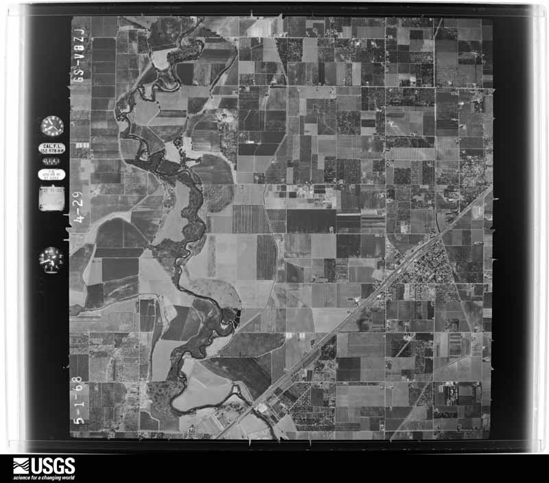 U.S. Geological Survey aerial photograph, 1968-05-01, scale 1:30000
