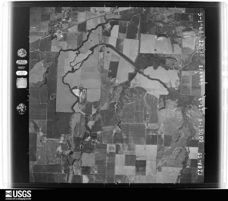 U.S. Geological Survey aerial photograph, 1968-05-01, scale 1:30000