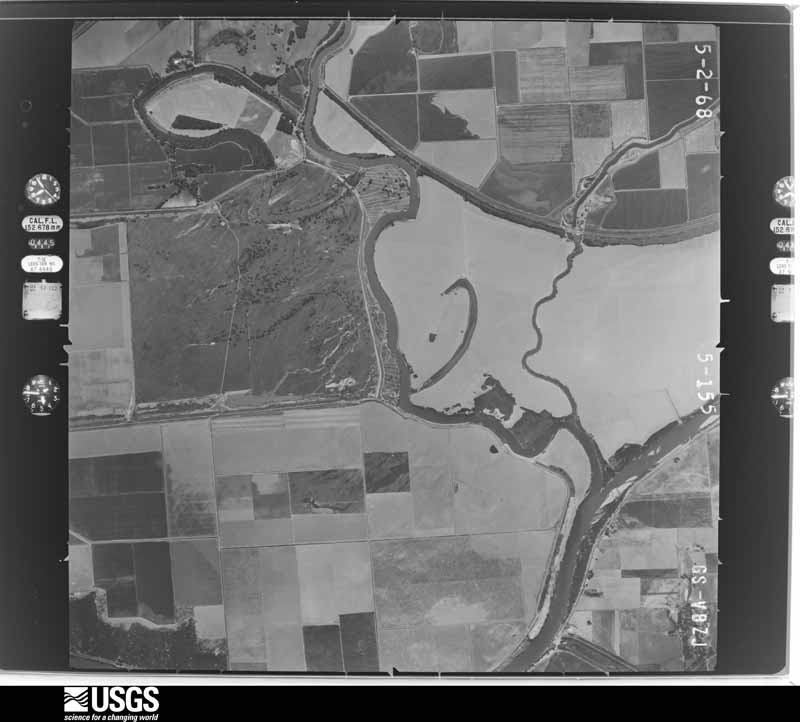 U.S. Geological Survey aerial photograph, 1968-05-02, scale 1:30000