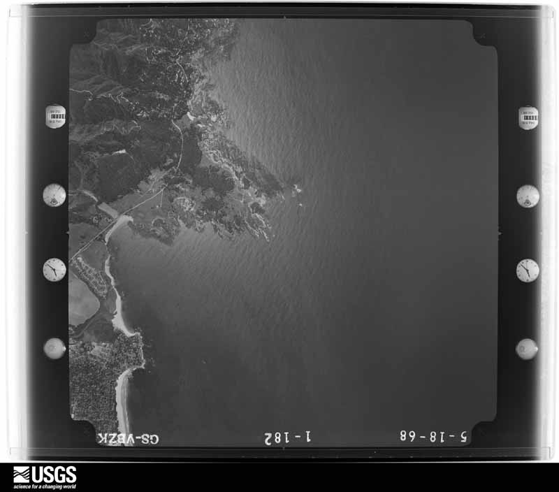 U.S. Geological Survey aerial photograph, 1968-05-18, scale 1:30000