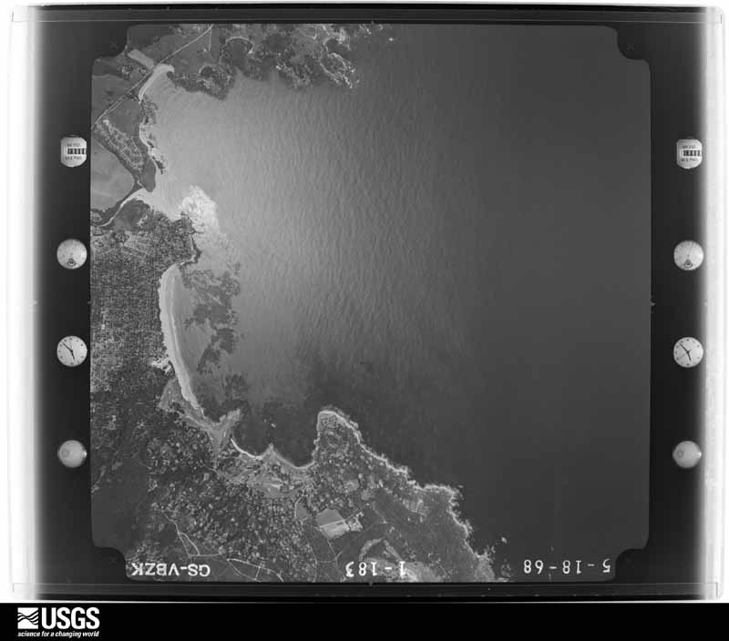 U.S. Geological Survey aerial photograph, 1968-05-18, scale 1:30000