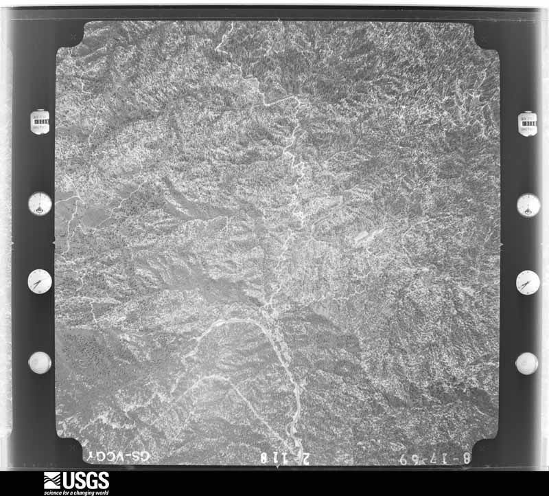 U.S. Geological Survey aerial photograph, 1969-08-17, scale 1:24000