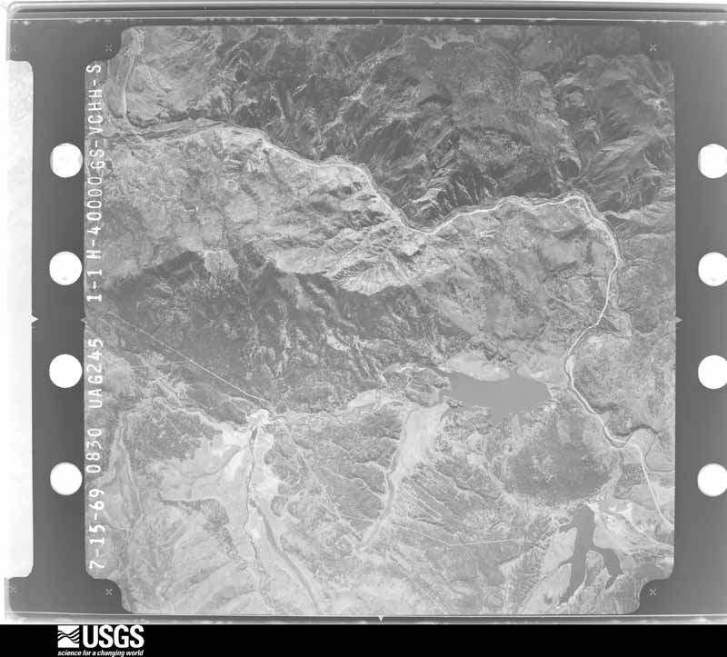 U.S. Geological Survey aerial photograph, 1969-07-15, scale 1:80000
