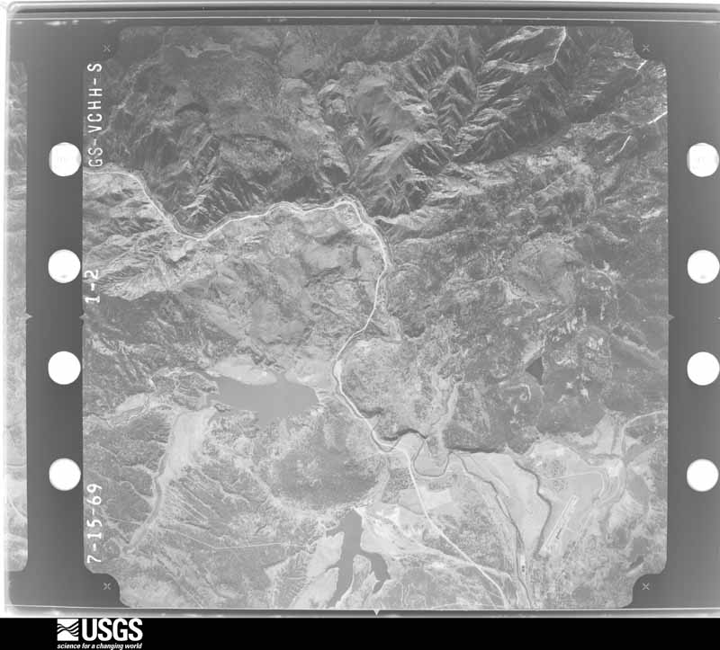 U.S. Geological Survey aerial photograph, 1969-07-15, scale 1:80000