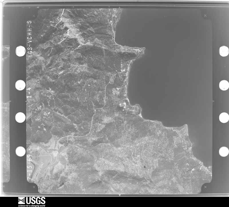U.S. Geological Survey aerial photograph, 1969-07-15, scale 1:80000