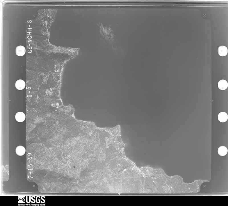 U.S. Geological Survey aerial photograph, 1969-07-15, scale 1:80000