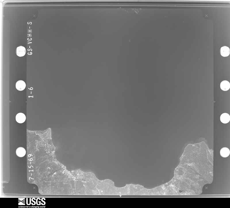 U.S. Geological Survey aerial photograph, 1969-07-15, scale 1:80000