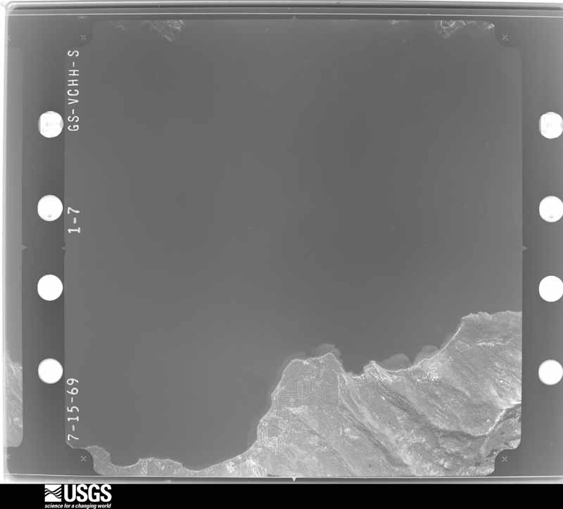 U.S. Geological Survey aerial photograph, 1969-07-15, scale 1:80000