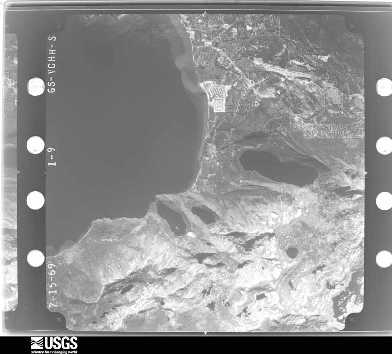 U.S. Geological Survey aerial photograph, 1969-07-15, scale 1:80000