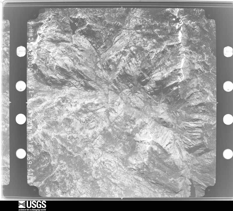 U.S. Geological Survey aerial photograph, 1969-07-15, scale 1:80000