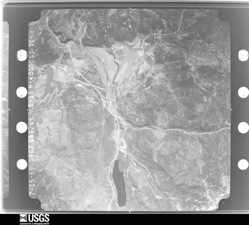 U.S. Geological Survey aerial photograph, 1969-07-15, scale 1:80000