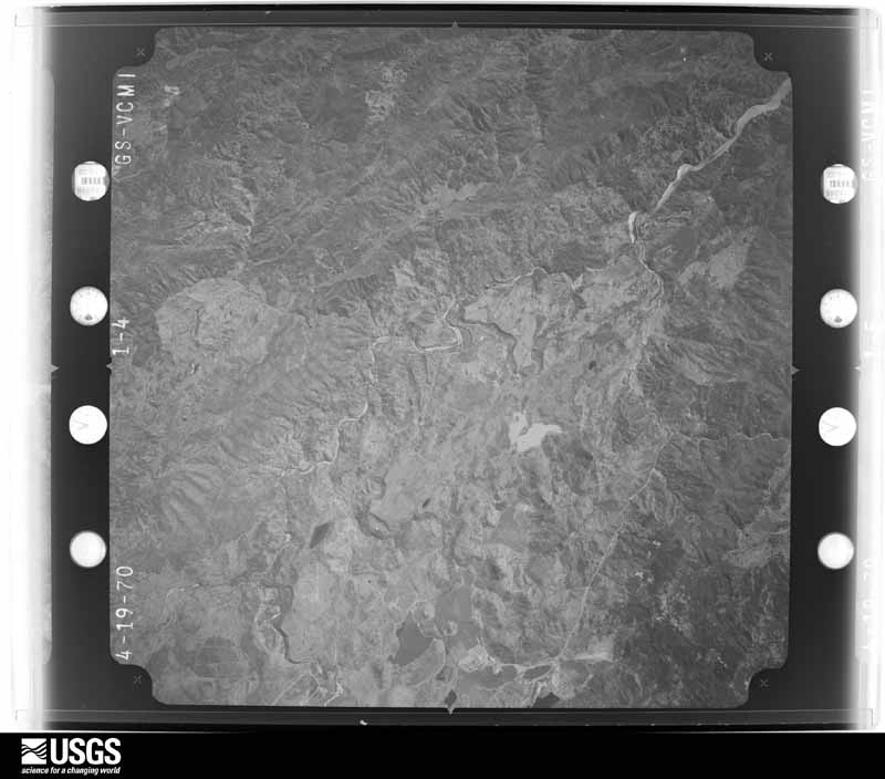 U.S. Geological Survey aerial photograph, 1970-04-19, scale 1:80000