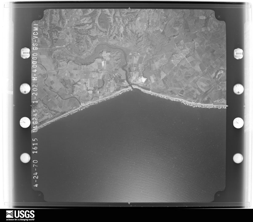 U.S. Geological Survey aerial photograph, 1970-04-24, scale 1:80000