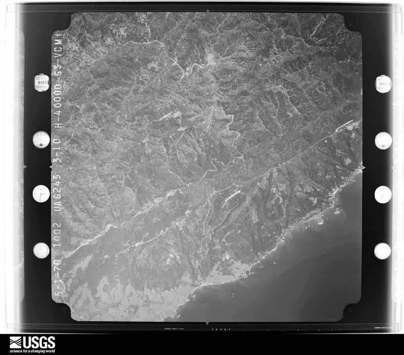 U.S. Geological Survey aerial photograph, 1970-05-01, scale 1:80000