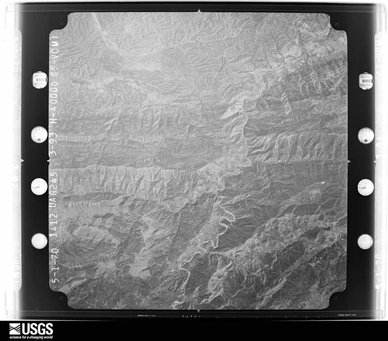 U.S. Geological Survey aerial photograph, 1970-05-01, scale 1:80000