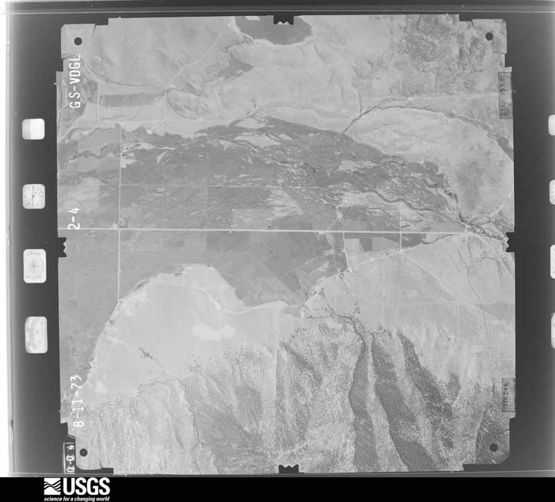 U.S. Geological Survey aerial photograph, 1973-08-01, scale 1:32000